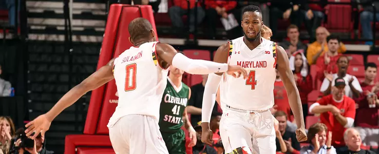 Carter Leads #2 Terps Past Cleveland State