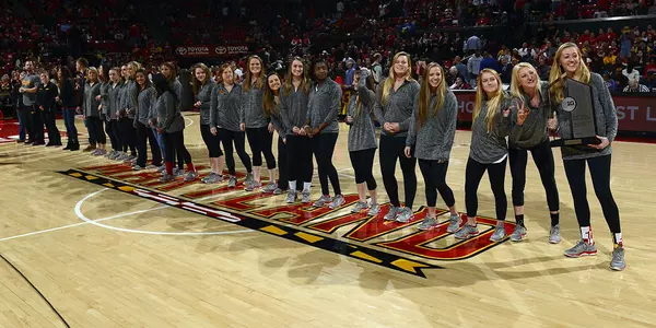 Big Ten Champs Honored at Men's Hoops Game