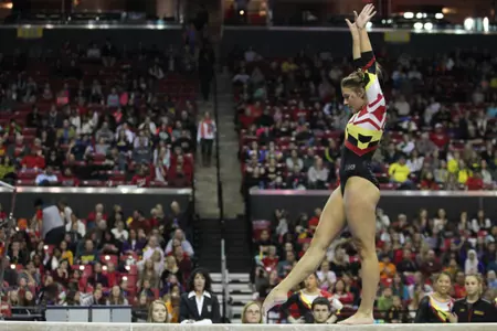 GymTerps Return Home For Annual Pink Meet