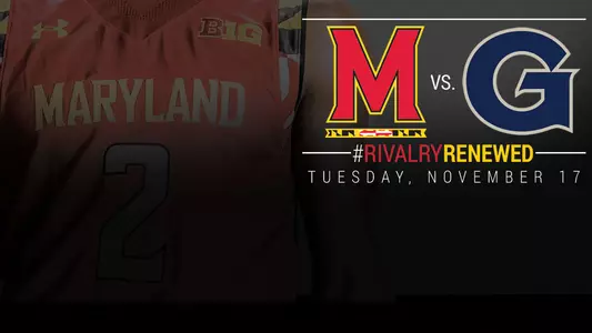Maryland to Host Georgetown in Gavitt Tipoff Game