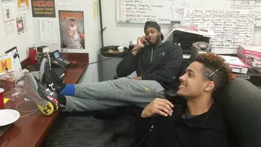 Maryland Basketball Participates in "Thank-A-Thon"