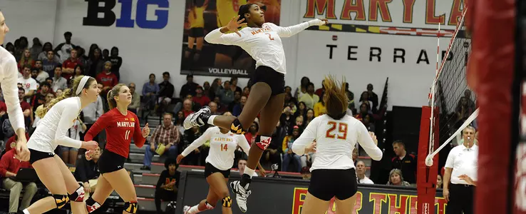 Terps Push Michigan State to Four Sets