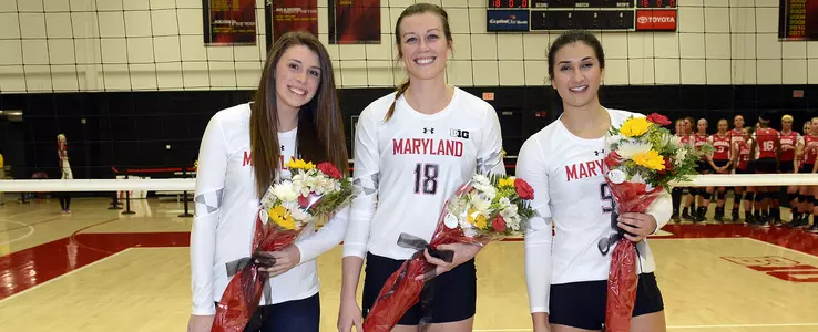 Terps Sweep Indiana on Senior Day