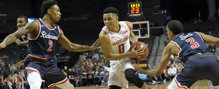 Terps Top Richmond in Barclays Classic Opener