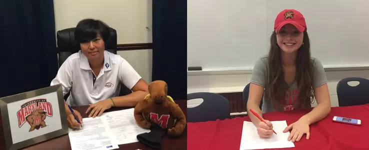 Tian, Mills Sign with Terps