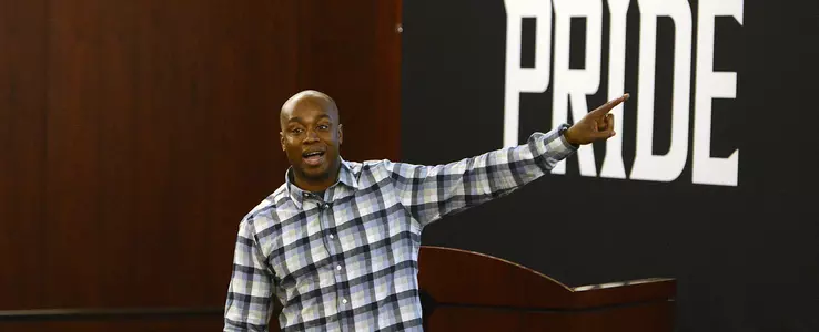 Madieu Williams Returns to Speak with Terps