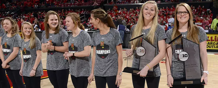 Big Ten Champs Honored at Men's Hoops Game