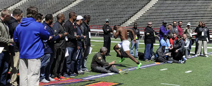 Eleven Terps Showcase Skills at Pro Day