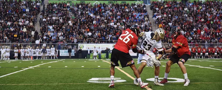 Terps Edged by No. 1 Notre Dame Late