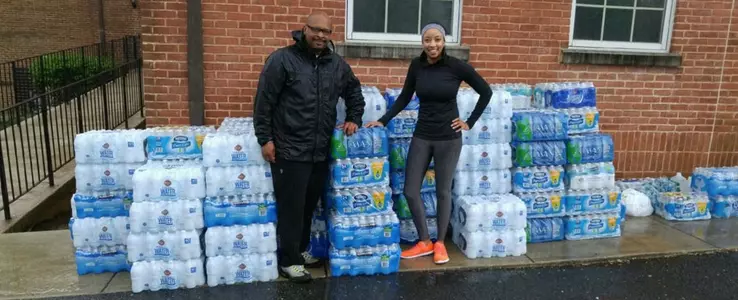Maryland Athletics Donates Water to Flint, Michigan