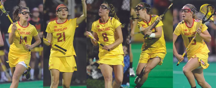 Five Terps Earn IWLCA All-America Honors
