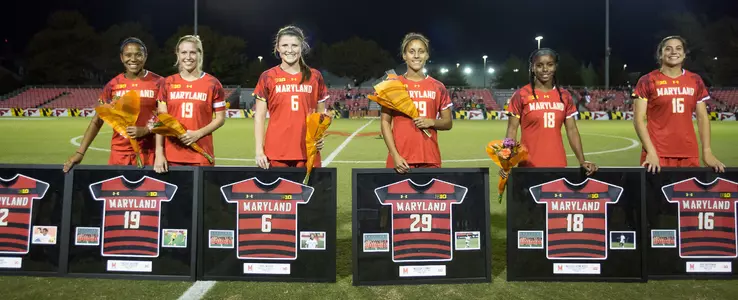 Terps and Spartans Draw on Senior Night