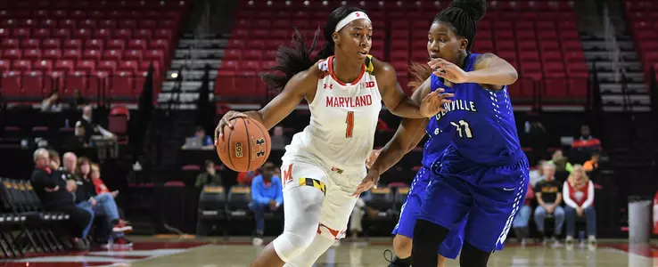 Terps Cruise to Exhibition Win Over Glenville State