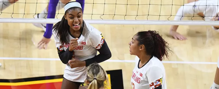 Terps Earn Four-Set Win Over Iowa