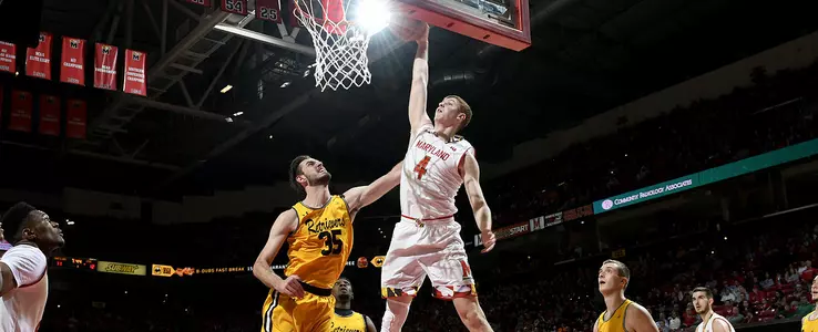 Huerter Scores 20 vs. UMBC as Turgeon Wins 400th