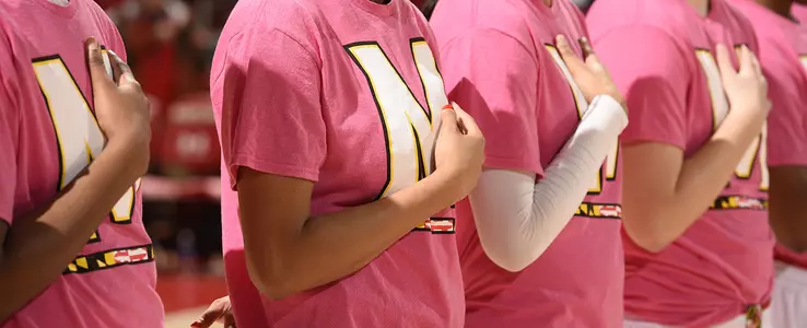 #2 Terps Welcome Badgers in Pink Game