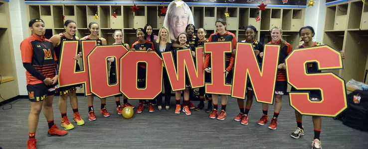 Frese Reaches 400 Maryland Wins as Terps Advance