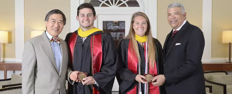 Niedermeier, Stukenberg Earn Big Ten Medal of Honor