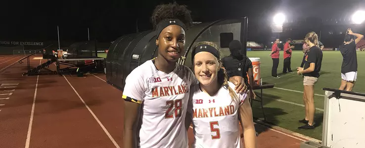 Freshmen Duo Leads Terps Past Drexel