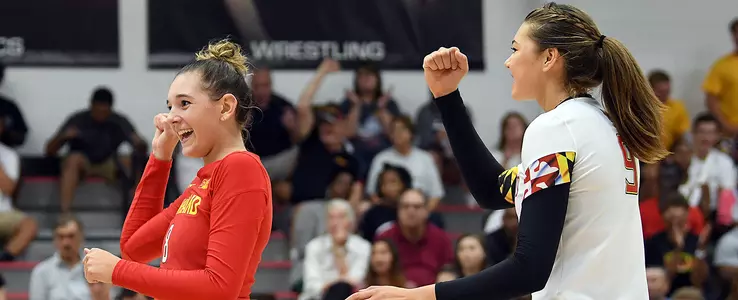 Maryland Drops Elon in Four Sets