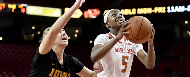 Charles Leads #13 Terps Past #18 Iowa