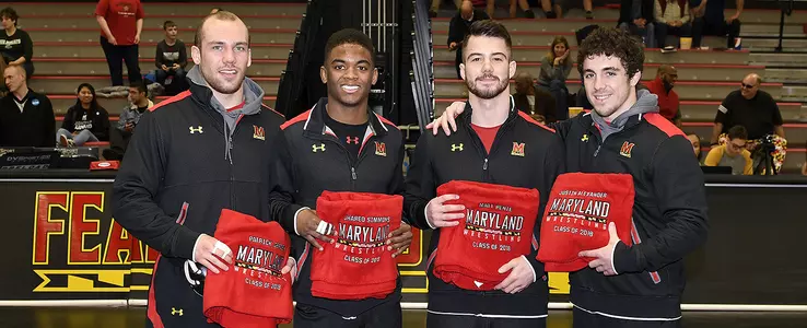 Terps Tally Five Falls in Split With Rider and Ohio