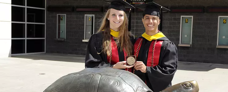 Confroy, Leto Earn Big Ten Postgraduate Scholarships