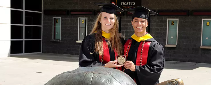 Confroy, Leto Named B1G Outstanding Sportsmanship Honorees