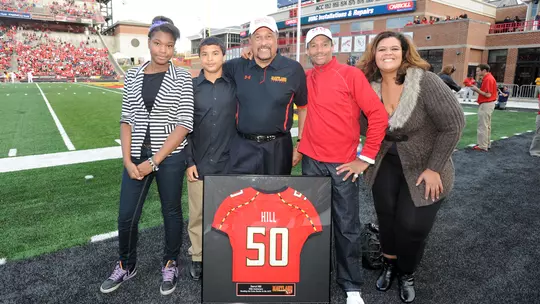 Darryl Hill with family