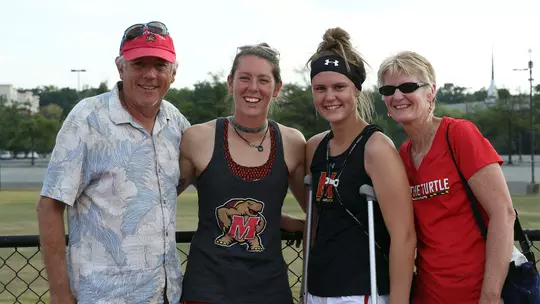 Niven Hegeman with her family