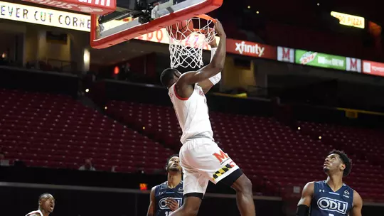 Darryl Morsell dunks against Old Dominion