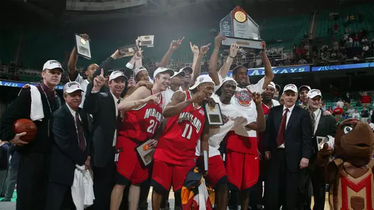 Mike Grinnon with 2004 ACC champ team