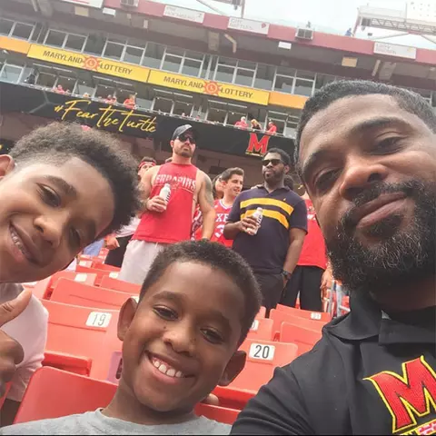 Bruce Perry with sons