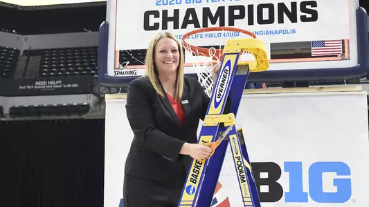 Blair celebration net cutting