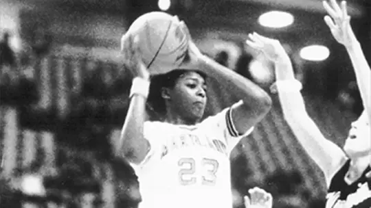 Vicki Bullett in action
