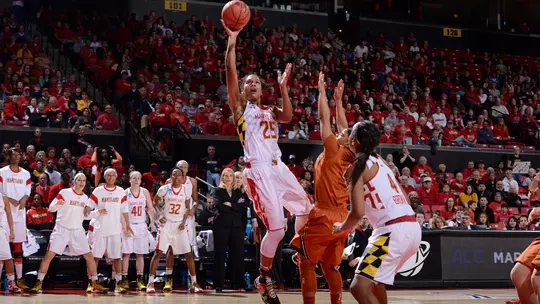 Alyssa Thomas had 16 points and 11 rebounds to lead the Terps to the NCAA Sweet 16 in 2014.