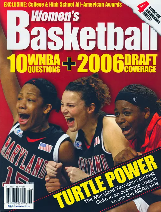 Women's Basketball Magazine cover following 2006 NCAA title win
