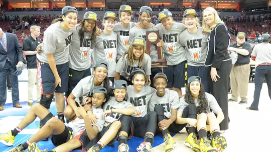 Women's Basketball celebrates making the 2014 NCAA Final Four