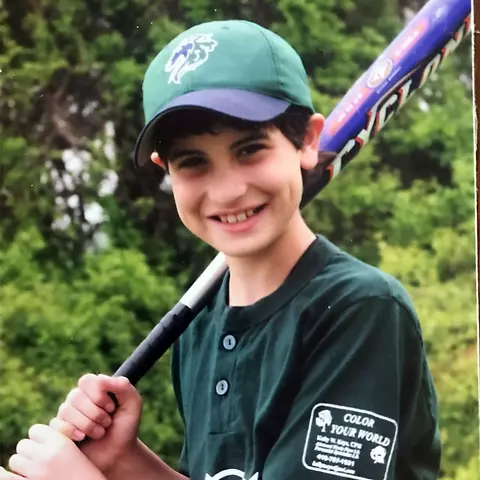 Elliott Zoellner in Little League