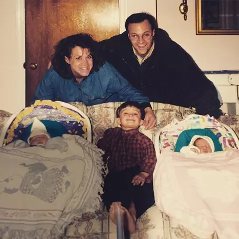 Nikki Sliwak as a baby with her family