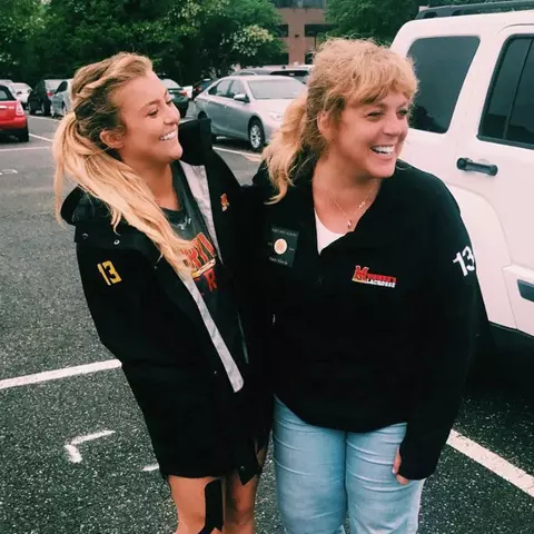 Nikki Sliwak with her mom, Susan
