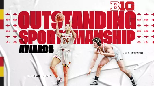 Jones, Jasenski B1G Outstanding Sportsmanship
