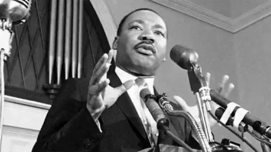 Dr. Martin Luther King Jr. delivering his "I Have a Dream" speech