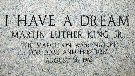I Have A Dream commemorative plaque