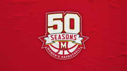 Women's Basketball 50th Season Red Desktop Wallpaper