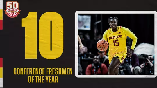 WBB 50th Season - 10 Conference Freshmen of the Year