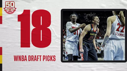 WBB 50th Season - 18 WNBA Draft Picks