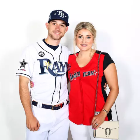 Brandon and Madison Lowe at the All-Star Game