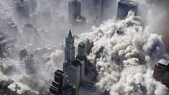 Sept. 11, 2001 NYC Ariel Dust Cloud