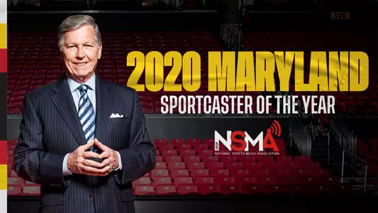 Johnny Holliday 2020 Maryland Sportscaster of the Year